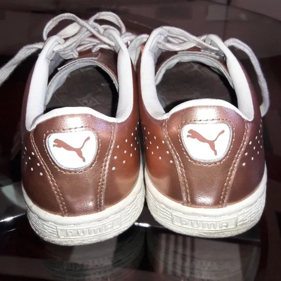 PUMA Basket Rose Gold Sneakers - Picture 3 of 4